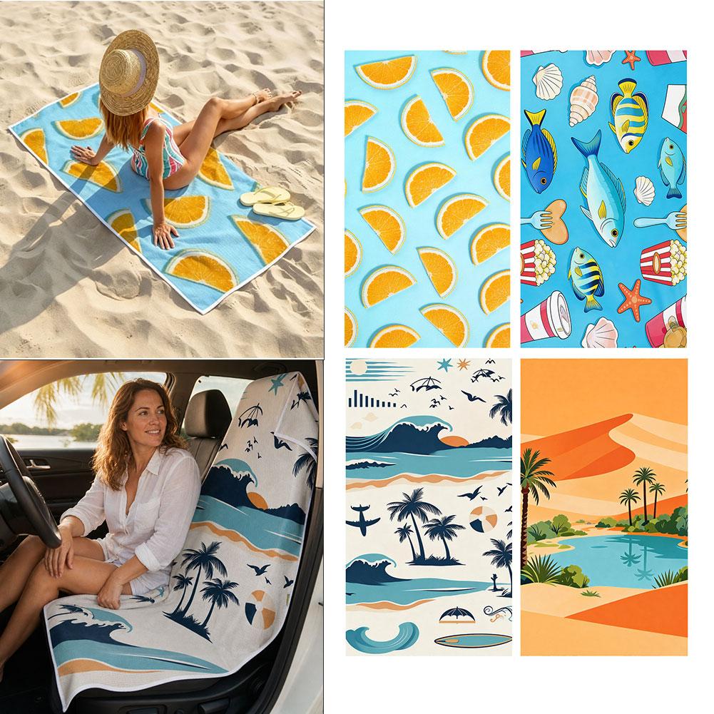 2‑in‑1 Beach Towel Car Seat Co - огляд і ціна Surge Protector Rack