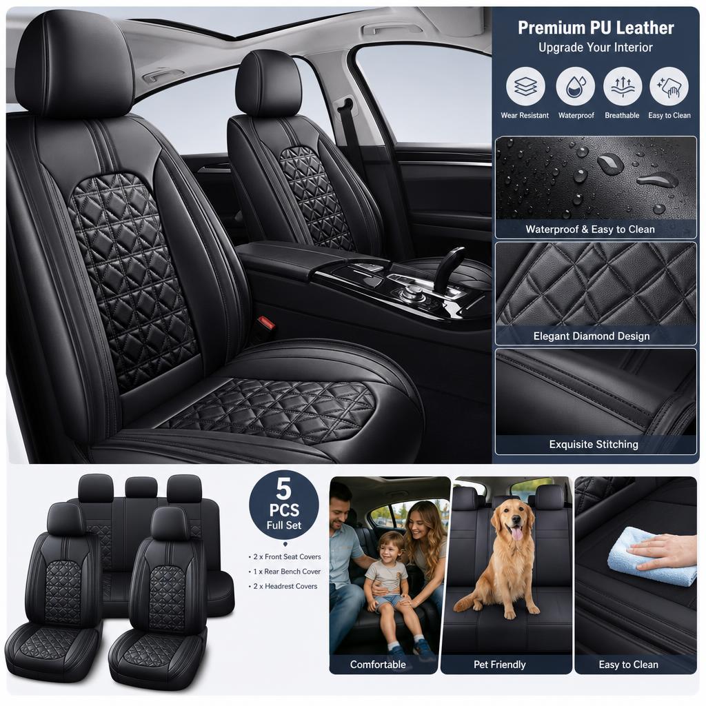 Premium Interior Car Seat Cove - огляд і ціна Surge Protector Rack